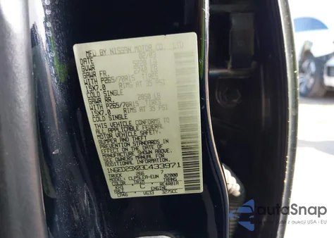 2003 Nissan Frontier Xe-V6 z USA, uszkodzony, nr VIN 1N6ED29X03C433971